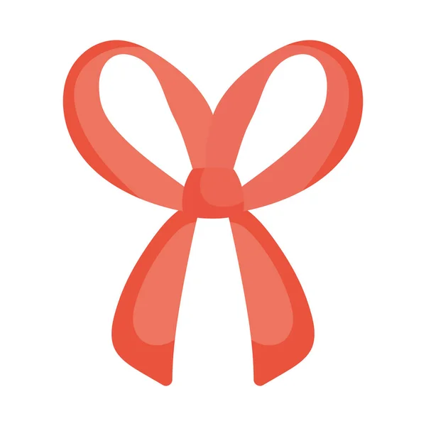 Icône Arc Rouge Sur Fond Blanc — Image vectorielle