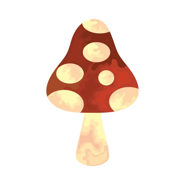 Pilz Symbol Auf Weißem Hintergrund — Stockvektor