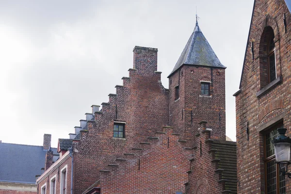 Prédios tradicionais, Bruges, Bélgica — Fotografia de Stock