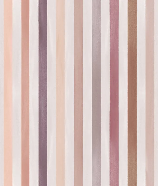Seamless Pattern Illustration Vertical Hand Painted Stripes Warm Flesh Tones — Stock Photo, Image