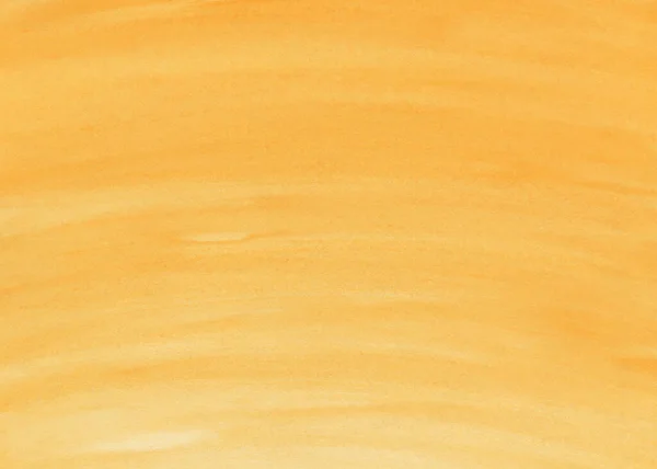 Ciepły Żółty Akwarela Papierowym Tle Tekstury — Zdjęcie stockowe