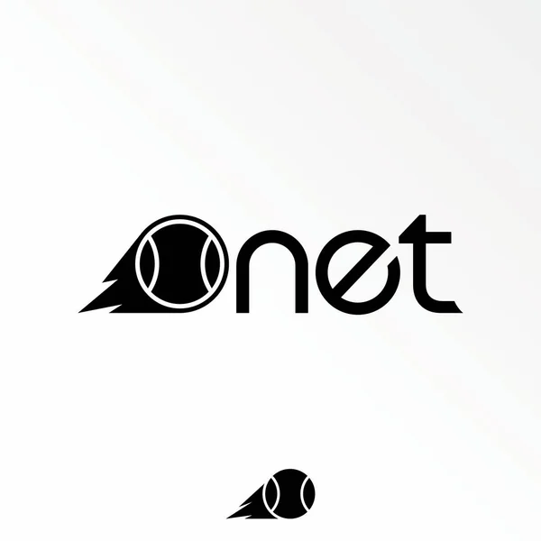 Unique Simple Tennis Ball Speed Move Image Graphic Icon Logo —  Vetores de Stock