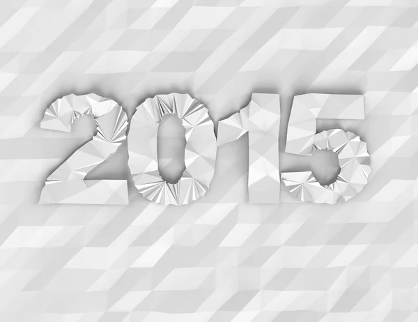 New year 2015 paper graphic-concept — Stock Photo, Image