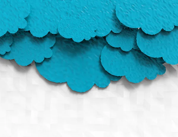Clouds-paper graphic — Stock Photo, Image