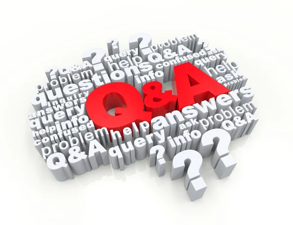 Question and answer — Stock Photo, Image