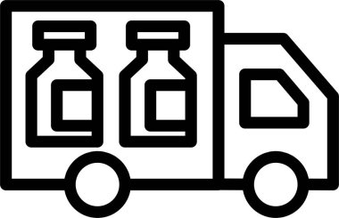 Aşı Teslimatı Simgesi, Aşı, Virüs İşareti ve Sembollerine karşı Aşı.