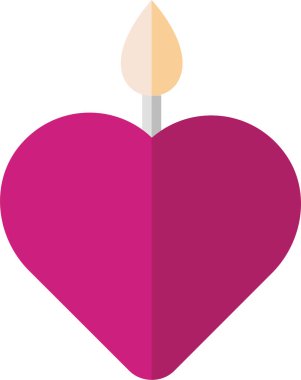 Mum Simgesi. Sevgililer Günü işaretlerin ve sembollerin kutlu olsun. Aşk, çift, ilişki, flört, düğün, tatil, romantik aşk teması.