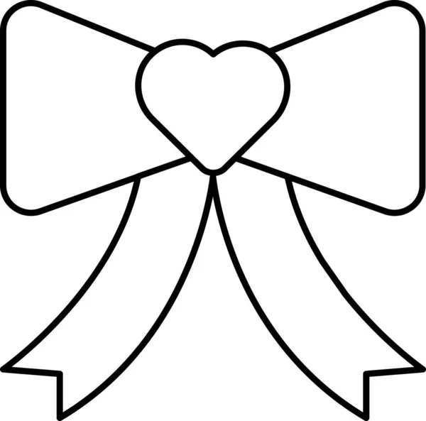 Ikona Łuku Szczęśliwych Walentynek Znaków Symboli Miłość Para Związek Randki — Wektor stockowy