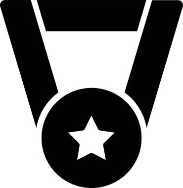 Madalya Simgesi, Eğitim Simgesi, Okul Tabelası ve Sembolleri. Web uygulaması ve şablon tasarımı için uygun kullanım.