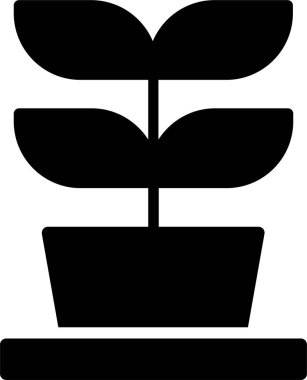 Bitki Simgesi, Eğitim Simgesi, Okul Tabelası ve Sembolleri. Web uygulaması ve şablon tasarımı için uygun kullanım.