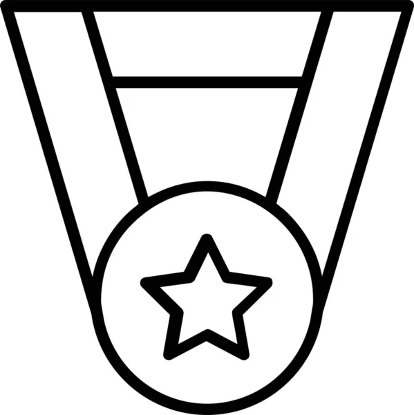 Medal Icon Education Icon School Sign Und Symbole Geeignete Verwendung — Stockvektor