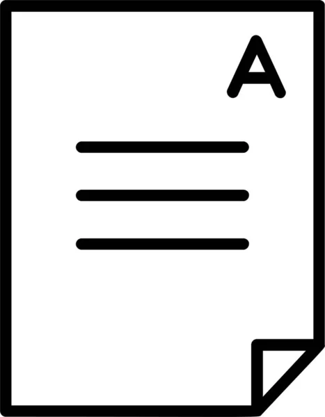 Значок Іспиту Піктограма Освіти Шкільний Знак Символи Підходить Веб Додатків — стоковий вектор