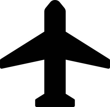 Uçak Simgesi. Mobil uygulamalar ve Web Tasarım Elemanı için Uçak Modu İşareti ve Sembol.