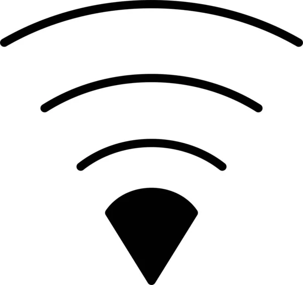 Εικονίδιο Wifi Wifi Sign Symbol Για Εφαρμογές Για Κινητά Και — Διανυσματικό Αρχείο