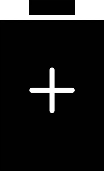 Піктограма Батареї Знак Батареї Символ Мобільних Додатків Елемент Веб Дизайну — стоковий вектор