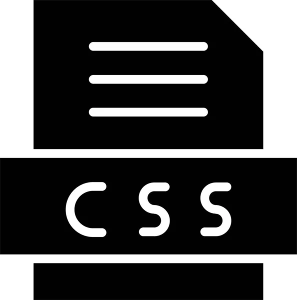 Css Ikoon Programmeerteken Symbool Code Symbool Voor Website Ontwerp Logo — Stockvector