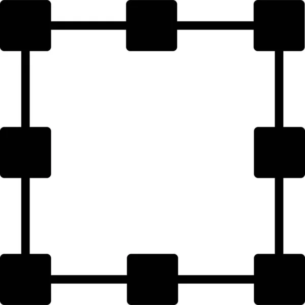 Ikona Tablicy Znak Sztuki Wzornictwa Symbol Izolowany Białym Tle — Wektor stockowy