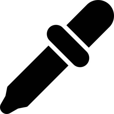 Göz damlası Simgesi, Tasarım Düşünme İşareti ve Sembol Beyaz Arkaplanda İzole Edildi.