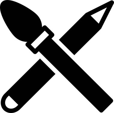 Tasarım Aracı Simgesi, Tasarım Düşünme İşareti ve Sembolü Beyaz Arkaplanda İzole Edildi.