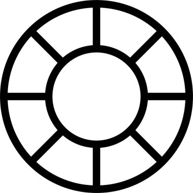 Renk Paleti Simgesi, Tasarım Düşünme İşareti ve Sembolü Beyaz Arkaplanda İzole Edildi.