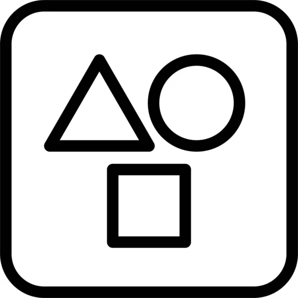 Design Shape Icon Design Thinking Sign Und Symbol Isoliert Auf — Stockvektor