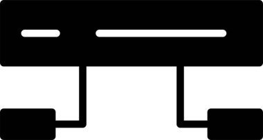 Sunucu Simgesi, Dijital Pazarlama İşareti ve Beyaz Arkaplanda İzole Edilmiş Sembol.