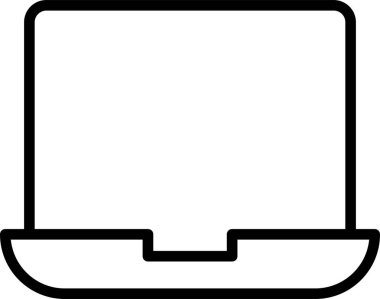 İniş Sayfası Simgesi, Dijital Pazarlama İşareti ve Sembolü Beyaz Arkaplanda İzole Edildi.