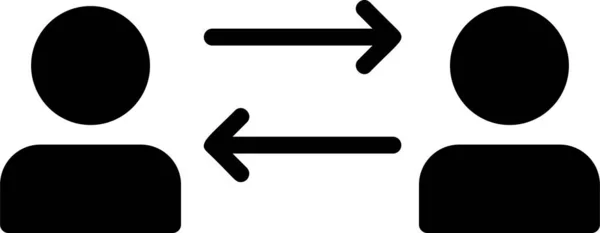 承诺图标 数字营销标志和白色背景下的符号 — 图库矢量图片