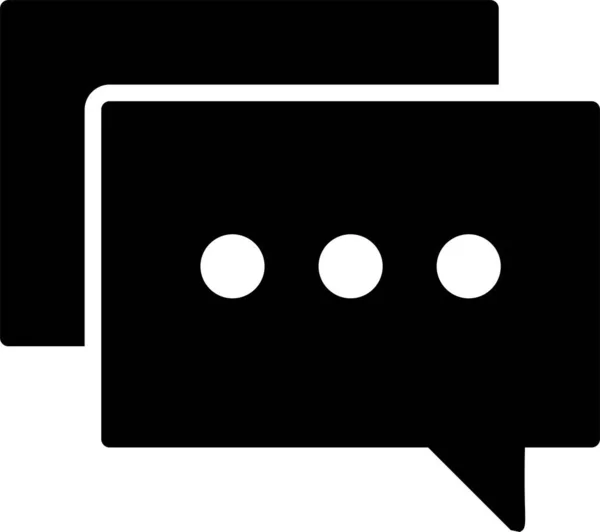 Icono Chat Signo Marketing Digital Símbolo Aislado Sobre Fondo Blanco — Archivo Imágenes Vectoriales