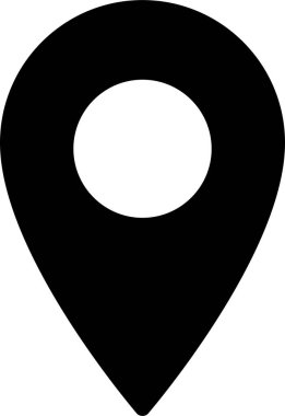 Konum Simgesi, E-Ticaret İşareti ve Sembol Beyaz Arkaplanda İzole Edildi.