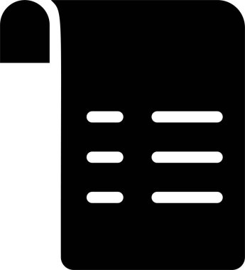 Liste Simgesi, E-Ticaret İşareti ve Beyaz Arkaplanda İzole Edilmiş Sembol.