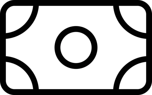 Icône Argent Signe Symbole Commerce Électronique Isolés Sur Fond Blanc — Image vectorielle
