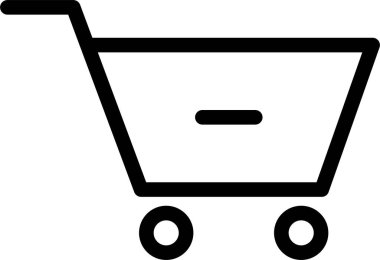 Trol Simgesi, E-Ticaret İşareti ve Beyaz Arkaplanda İzole Edilmiş Sembolü Sil.