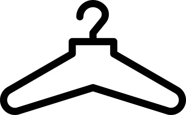 Hanger Icon 电子商务签名和白色背景下的符号 — 图库矢量图片
