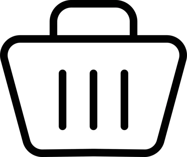 Wishlist Icona Commerce Segno Simbolo Isolato Sfondo Bianco — Vettoriale Stock