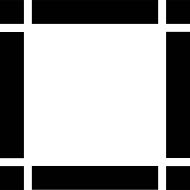 Izgara Simgesi, Tasarım Aracı İşareti ve Sembol Beyaz Arkaplanda İzole Edildi.