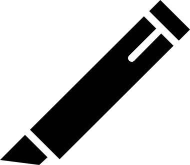 Kesici Simgesi, Tasarım Aracı İşareti ve Sembolü Beyaz Arkaplanda İzole Edildi.