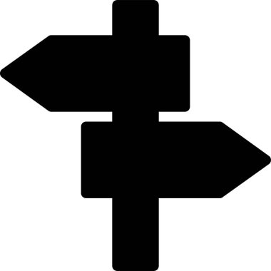 Yönlendirme Simgesi, Başlangıç İşareti ve Sembol Beyaz Arkaplanda İzole Edildi.