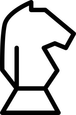 Satranç Simgesi, Başlangıç İşareti ve Sembol Beyaz Arkaplanda İzole Edildi.