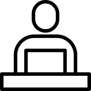 CEO Simgesi, Başlangıç İşareti ve Sembolü Beyaz Arkaplanda İzole Edildi.