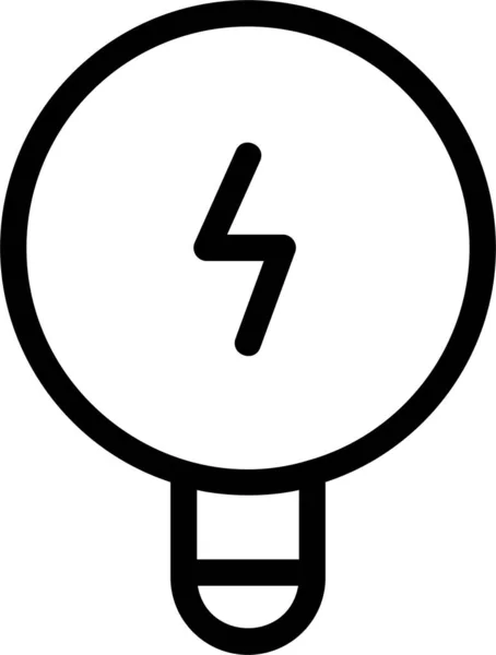Піктограма Ідеї Знак Запуску Символ Ізольовані Білому Тлі — стоковий вектор
