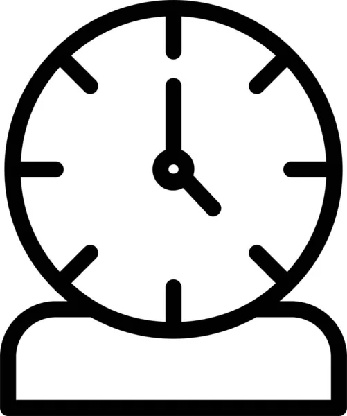 Time Icon Startup Sign Symbool Geïsoleerd Witte Achtergrond — Stockvector