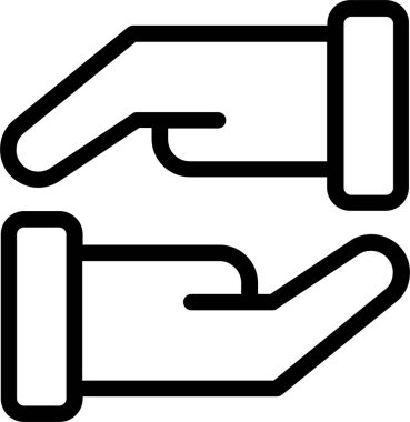 Simgeyi, El Hareketlerini ve Sembolü Beyaz Arkaplanda İzole Et.