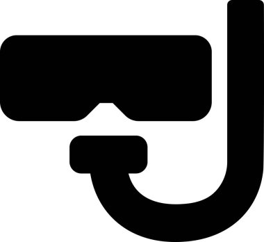 Dalış Simgesi, Seyahat İşareti ve Sembol Beyaz Arkaplanda İzole Edildi.