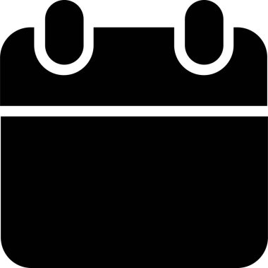 Takvim Simgesi, Seyahat İşareti ve Sembol Beyaz Arkaplanda İzole Edildi.