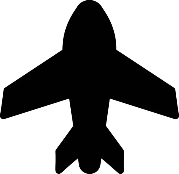 Ícone Avião Sinal Viagem Símbolo Isolado Fundo Branco — Vetor de Stock