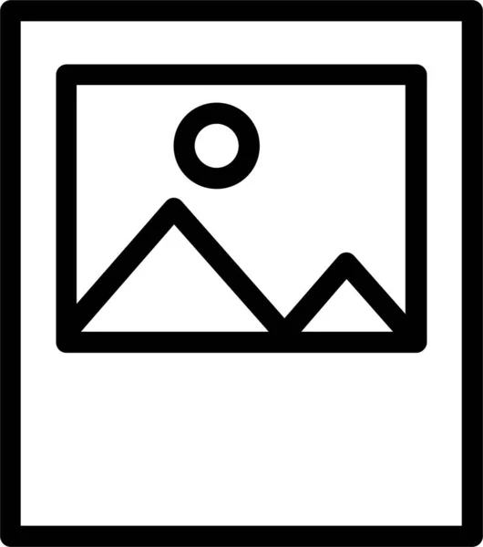 Ikona Fotografie Cestovní Značka Symbol Izolované Bílém Pozadí — Stockový vektor