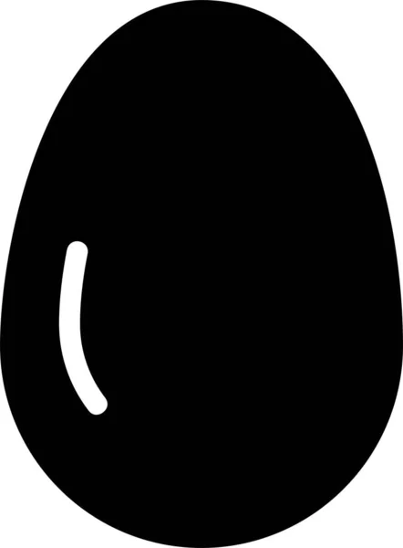 卵のアイコン 春の記号と白の背景に隔離されたシンボル — ストックベクタ