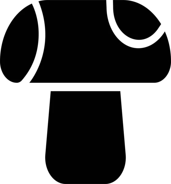 Icône Champignon Signe Symbole Printemps Isolés Sur Fond Blanc — Image vectorielle