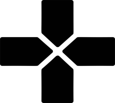 Uzaktan Kumanda Simgesi, Oyun İşareti ve Beyaz Arkaplanda İzole Edilmiş Sembol. Mobil Uygulamalar için Oyun Simgesi.